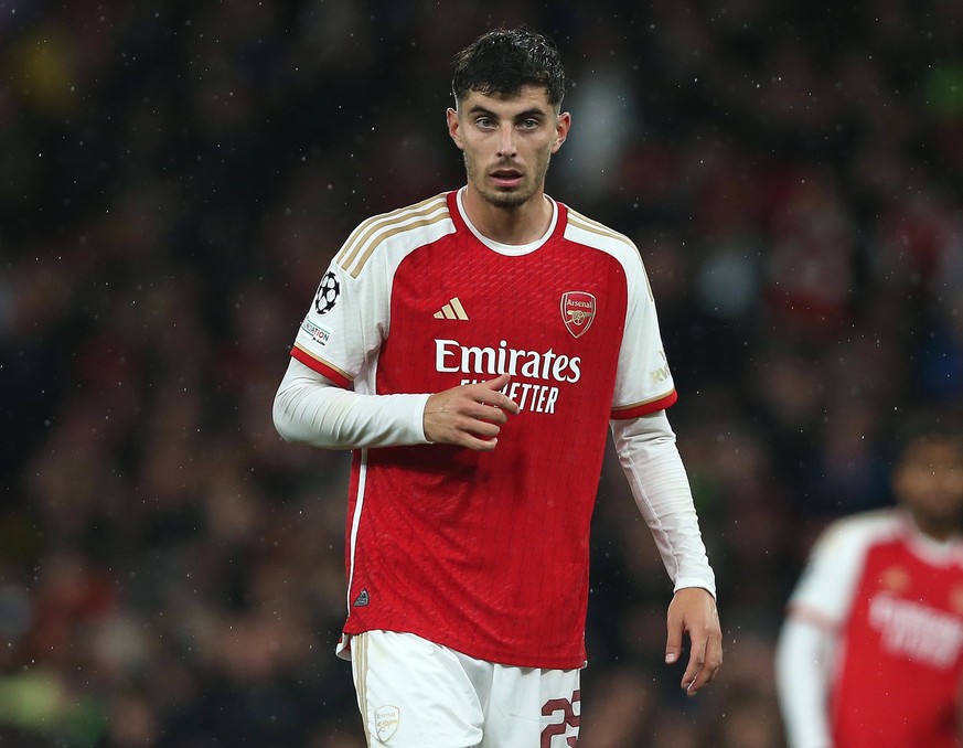 Arsenal v PSV Eindhoven, UEFA Champions League, Group B, Emirates Stadium, London, UK. - 20th September 2023. Kai Havertz of Arsenal. - Arsenal v PSV Eindhoven, UEFA Champions League, Group B, Emirate ...