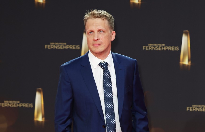 COLOGNE, GERMANY - SEPTEMBER 28: Oliver Pocher attends the German Television Award (Deutscher Fernsehpreis) at MMC Studios on September 28, 2023 in Cologne, Germany. (Photo by Andreas Rentz/Getty Imag ...