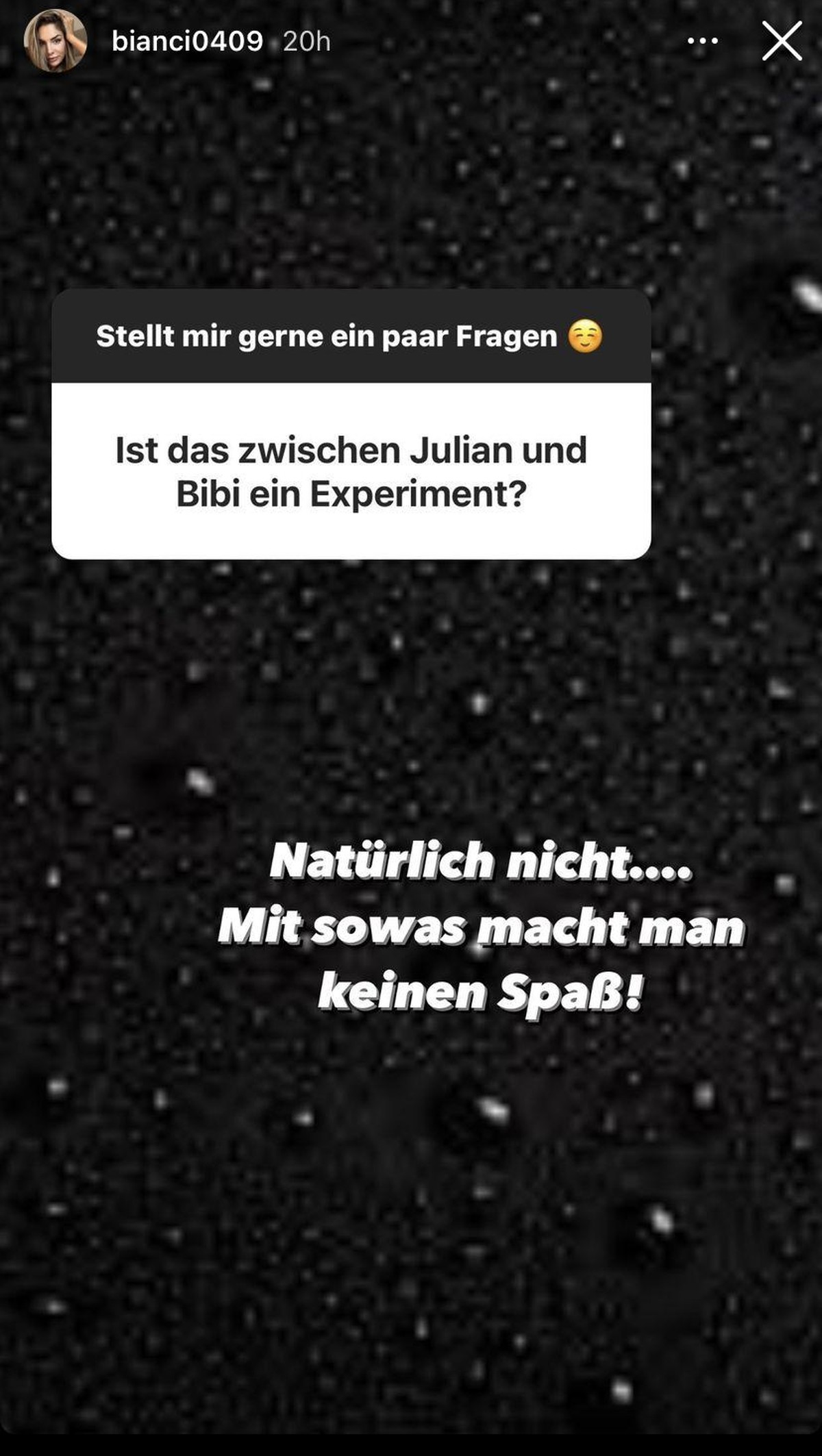 So lautet das Statement von Julians Schwester.