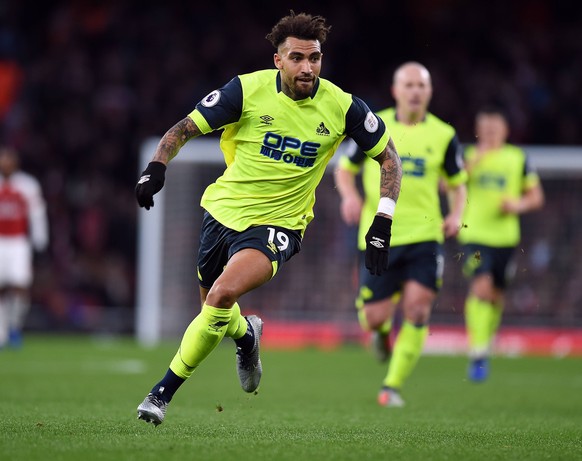 Daniel Williams of Huddersfield Town during the Premier League match at the Emirates Stadium, London. Picture date: 8th December 2018. Picture credit should read: Robin Parker/Sportimage PUBLICATIONxN ...