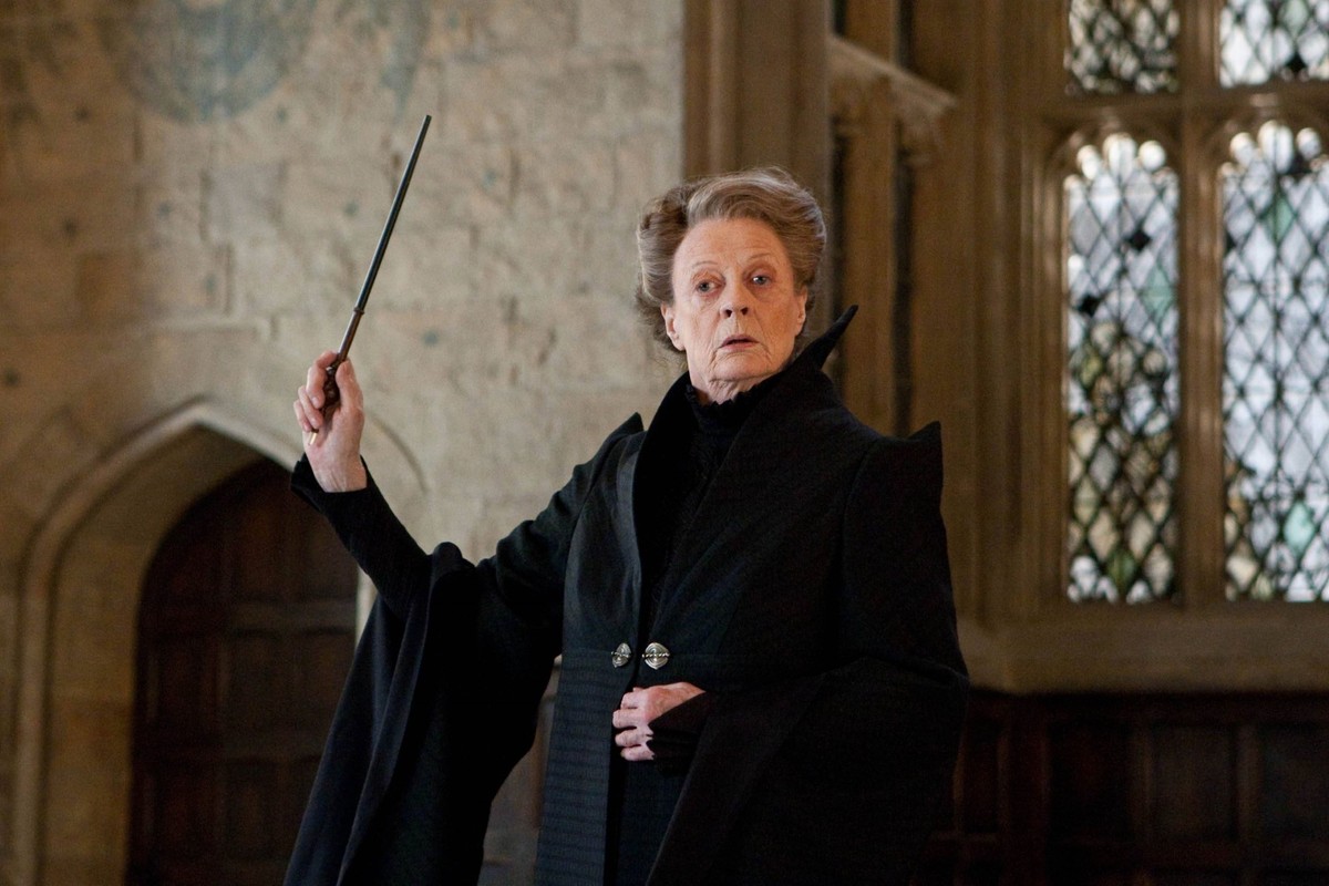 Maggie Smith spielte Professor McGonagall in den Harry-Potter-Filmen.