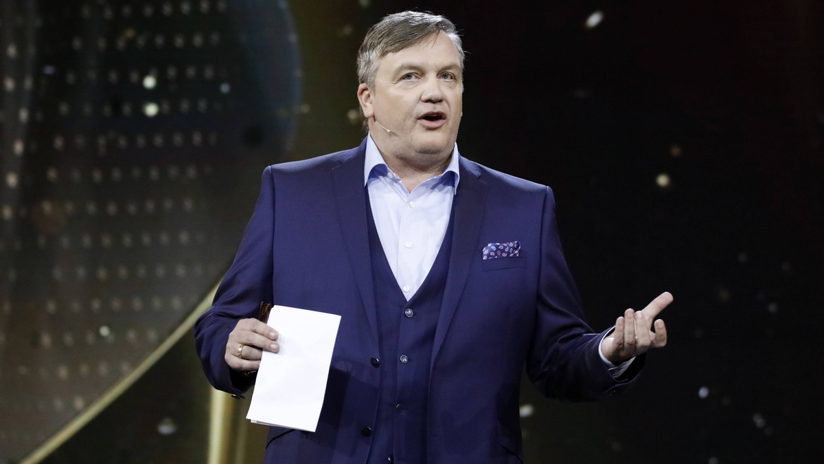 Hape Kerkeling bei der Verleihung des Deutschen Filmpreises 2019 in der Messe Berlin. Berlin, 03.05.2019 *** Hape Kerkeling at the presentation of the German Film Award 2019 at Messe Berlin Berlin 03 ...