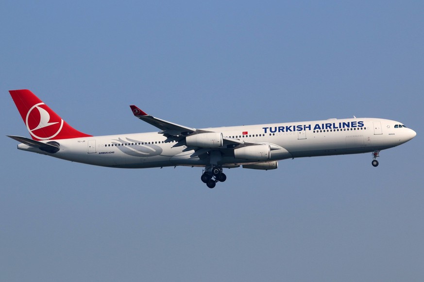 Turkish Airlines Airbus A340 Flugzeug Istanbul, T