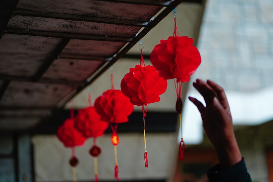 Chinese New Year lanterns in Chinatown