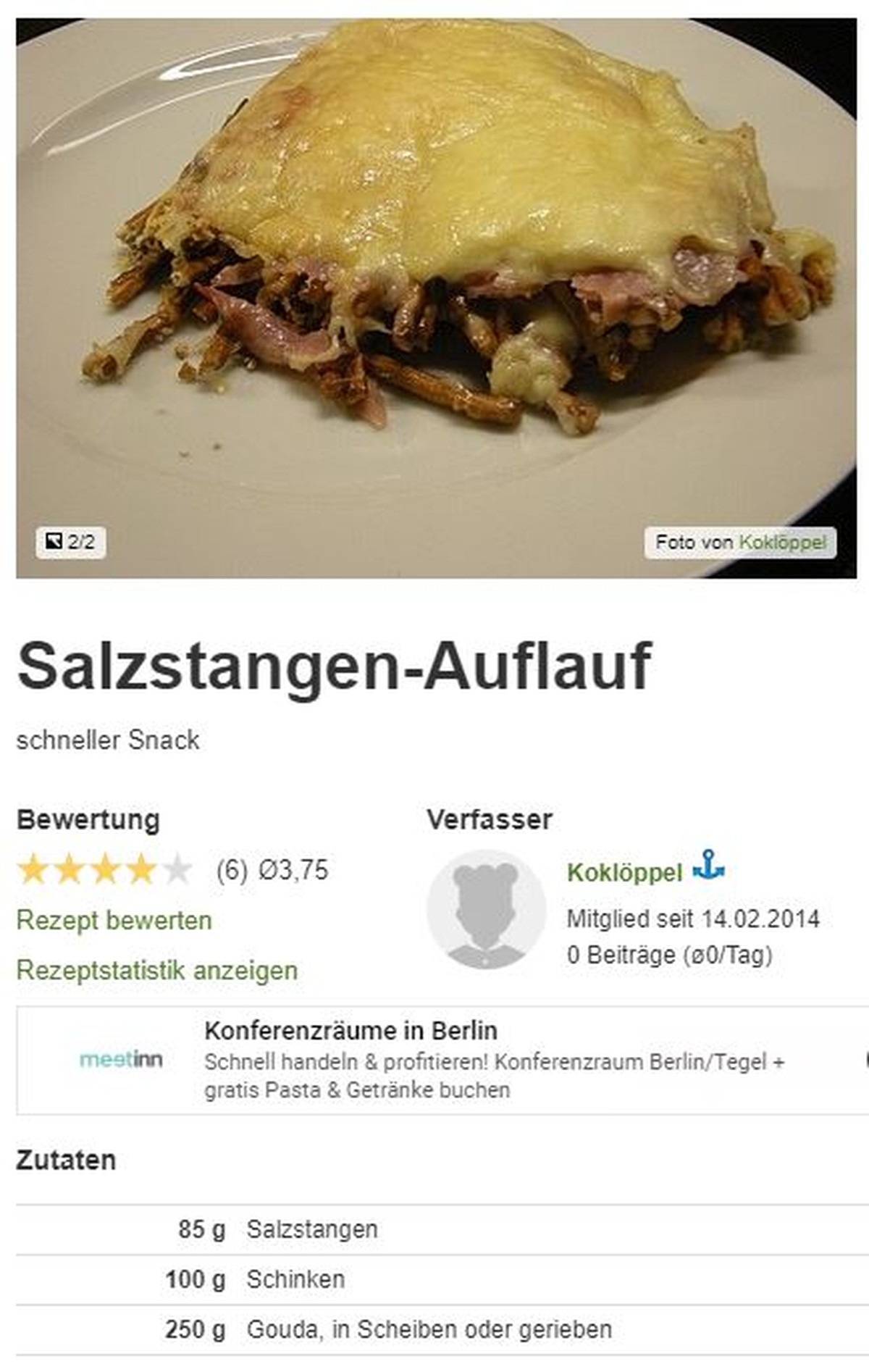 Screenshot Chefkoch.de Worst of Chefkoch