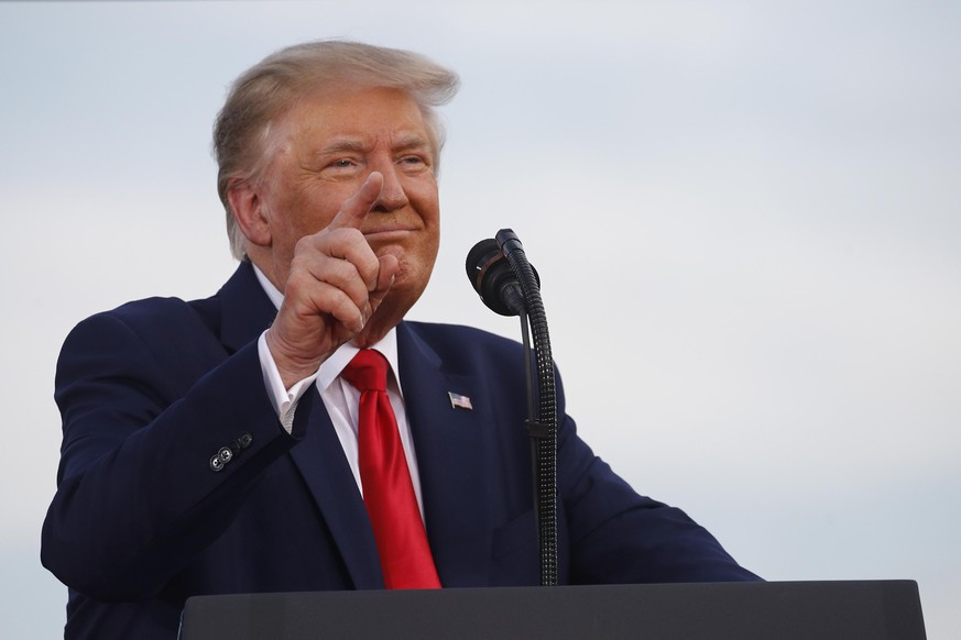President Donald Trump speaks during a &quot;Salute to America&quot; event on the South Lawn of the White House, Saturday, July 4, 2020, in Washington. (AP Photo/Patrick Semansky) |