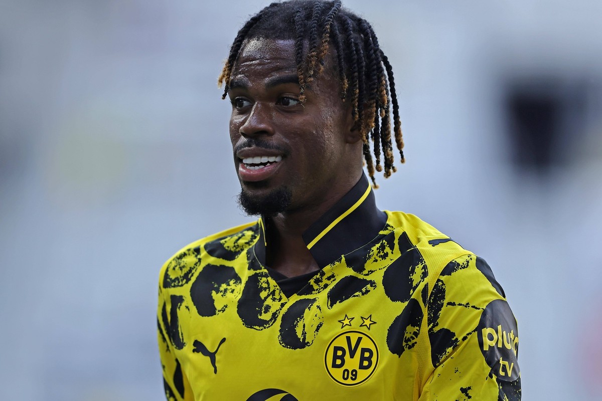 TQL Stadium Carney Chukwuemeka of Borussia Dortmund, during the match between Borussia Dortmund and Ulsan, for the 3rd round of group F of the FIFA Club World Cup 2025, at the TQL Stadium this Wednesd ...