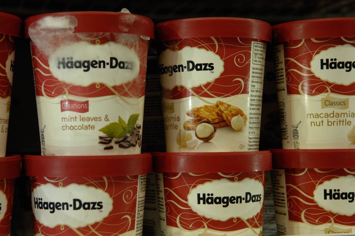 H�agen-Dazs, ice-cream PUBLICATIONxNOTxINxUK
H�agen Dazs ICE Cream PublicationxNotxInxUK