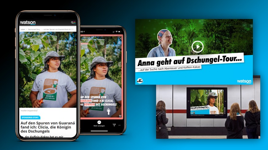 Von mobile bis Public Video, von der Expertenstory bis zur großen Reportage wie hier aus dem tiefsten Amazonas-Dschungel: Für unsere Kunden ist uns kein Weg zu weit und jeder Kanal wichtig