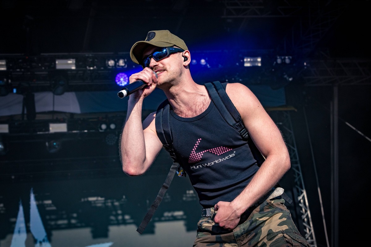 Heroes Festival, Festival, Music, Musik, Deutschrap, Rap, Deutsch, Eventzentrum Geiselwind, Strohofer, Geiselwind, Konzert, 21.06.2025, Ritter Lean Bild: Ritter Lean *** Heroes Festival, Festival, Mus ...