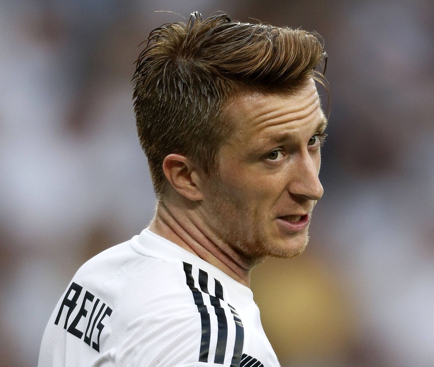 Fussball International - Vorbereitungsspiel, Deutschland (GER) - Saudi Arabien (SA ) 2-1 in der Bay-Arena in Leverkusen am 08. Juni 2018 Marco REUS (GER) *** Soccer International Preparatory Game Germ ...