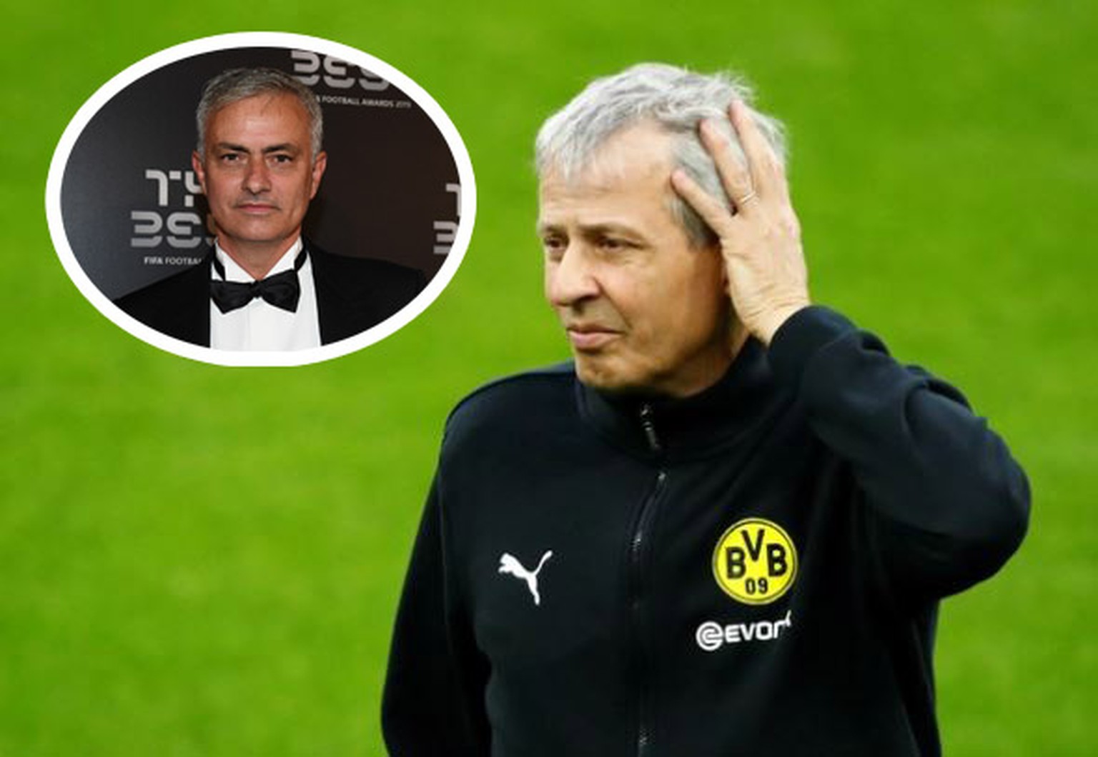 Bvb Coach Unter Druck Ersetzt Jose Mourinho Jetzt Lucien Favre In Dortmund Watson