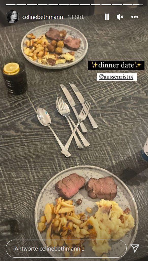 "Dinner-Date" von Céline Bethmann und Mats Hummels