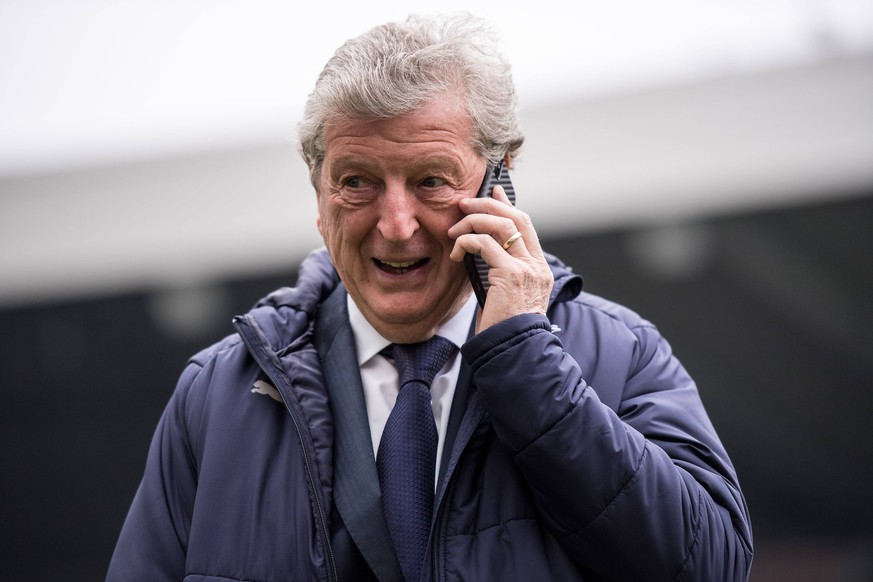 NEWCASTLE UPON TYNE, ENGLAND - APRIL 06: manager Roy Hodgson of Crystal Palace walking on pitch prior to the Premier League match between Newcastle United and Crystal Palace at St. James Park on April ...