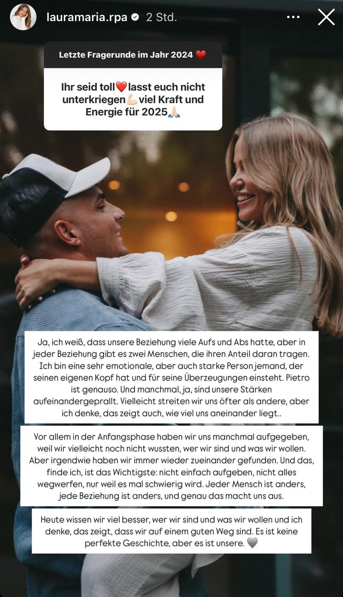 Laura Maria Rypa spricht auch offen über die Tiefpunkte ihrer Beziehung.
