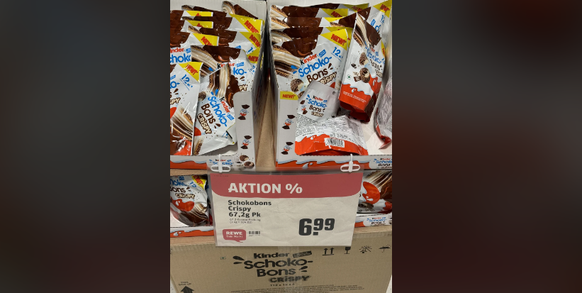 Ein Reddit-Nutzer entdeckte die teure Süßigkeit im Supermarkt.