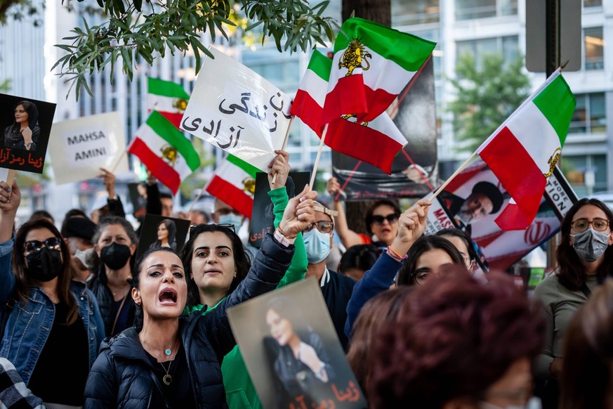 Washington, DC protest for Mahsa Amini People participate in a rally and march for Mahsa Amini, who died in custody of Iran s morality police. Protests against the 22-year-old s death erupted in Iran  ...