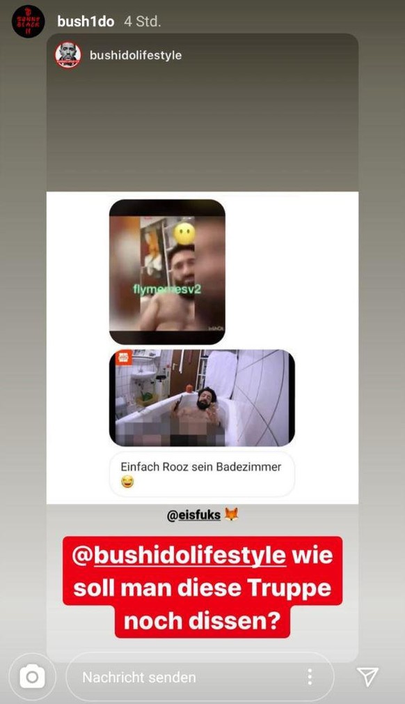 Bushidos Instagram-Account: Hier ist zu sehen, wie der Rapper auf das Video aufmerksam gemacht hat.
