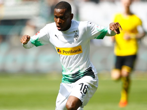 Soccer Football - Bundesliga - Borussia Moenchengladbach v Borussia Dortmund - Borussia-Park, Moenchengladbach, Germany - May 18, 2019 Borussia Monchengladbach&#039;s Ibrahima Traore in action REUTERS ...