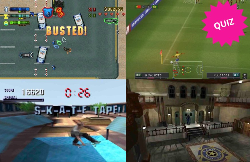 StreetFighter, Tony Hawk und Co. – erkennst du diese Playstation1-Spiele auf einen Blick?