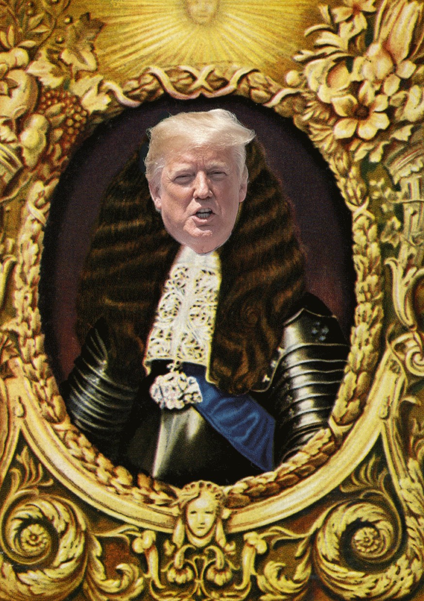 Ihre Königliche Hoheit, Präsident Donald J. Trump – will sich notfalls selbst begnadigen