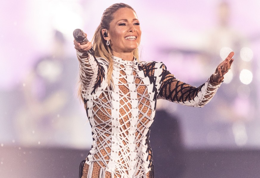 MUNICH, GERMANY - AUGUST 20: Helene Fischer performs live onstage at Messe Muenchen on August 20, 2022 in Munich, Germany. (Photo by Andreas Rentz/Getty Images)
