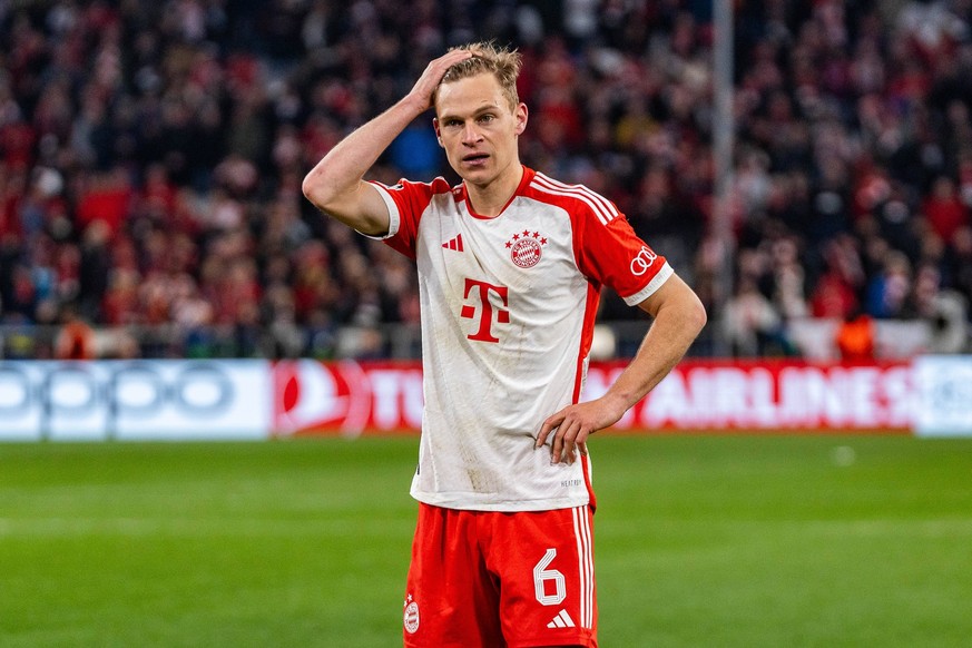 Joshua Kimmich FC Bayern Muenchen, 6 FC Bayern Muenchen vs. FC Arsenal, Fussball, UEFA Champions League, Viertelfinale/Quarterfinal, 17.04.2024 FC Bayern Muenchen vs. FC Arsenal, Fussball, UEFA Champi ...