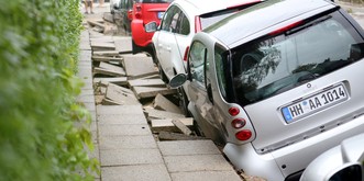 Gewitter, Starkregen, Überschwemmungen – der Feiertag war nass