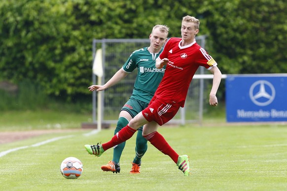 Alexander Lukesch (rechts) noch in Diensten der TSG Neustrelitz.