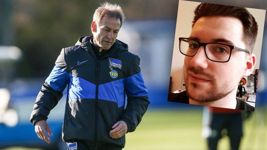 Berlins Trainer Jürgen Klinsmann beim Training von Hertha BSC auf dem Olympiagelaende an der Hanns-Braun-Str. in Berlin am 05.02.2020. Training Hertha BSC
Bevor er in der League überhaupt durchstartet ...