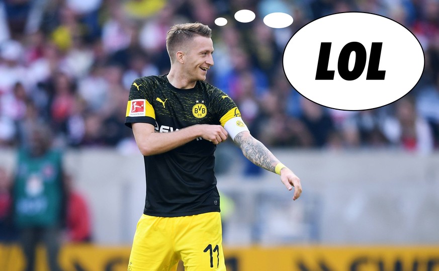 Fussball 1. Bundesliga Saison 2018/2019 8. Spieltag VfB Stuttgart - Borussia Dortmund 20.10.2018 Marco Reus (Borussia Dortmund) ----DFL regulations prohibit any use of photographs as image sequences a ...
