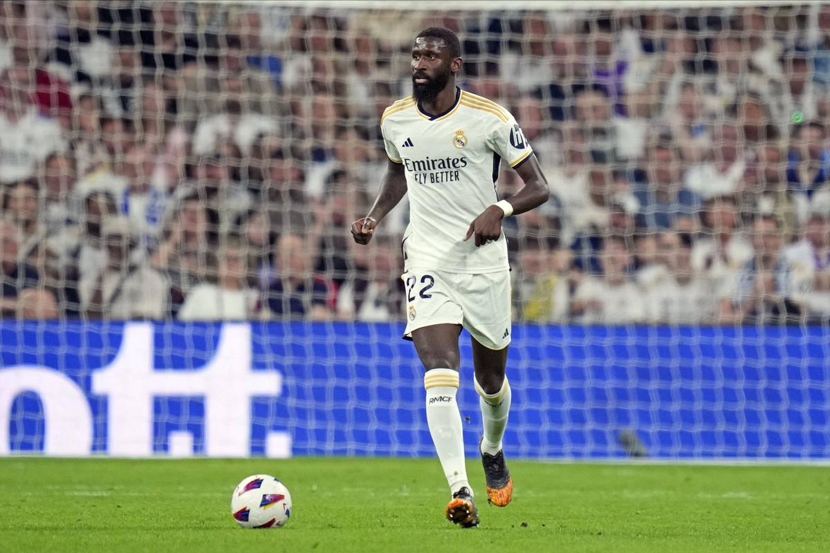 Real Madrid - Real Betis. La Liga EA Sports, date 38 Antonio Rudiger of Real Madrid during the La Liga match between Real Madrid and Real Betis played at Santiago Bernabeu Stadium on May 25, 2024 in M ...