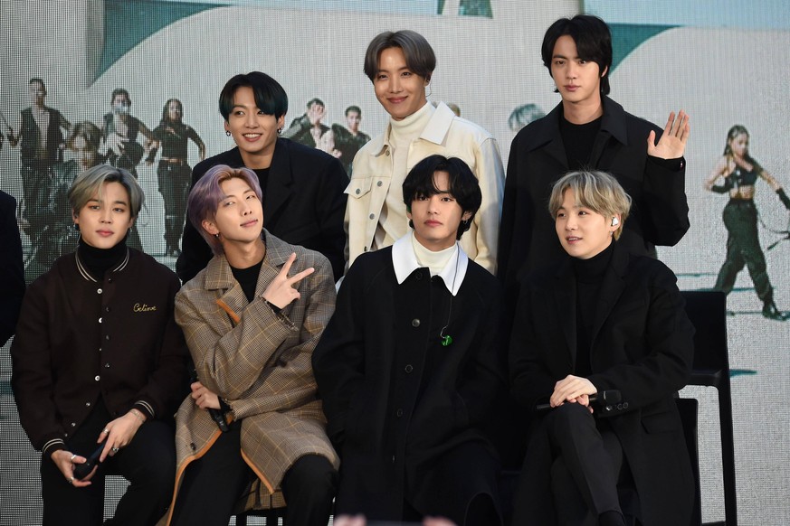 May 14, 2020: FILE: Korean pop sensation BTS has announced that it will perform a live-streamed concert Bang Bang Con next month. PICTURED: February 21, 2020, New York, New York, USA: BTS on NBC s Tod ...