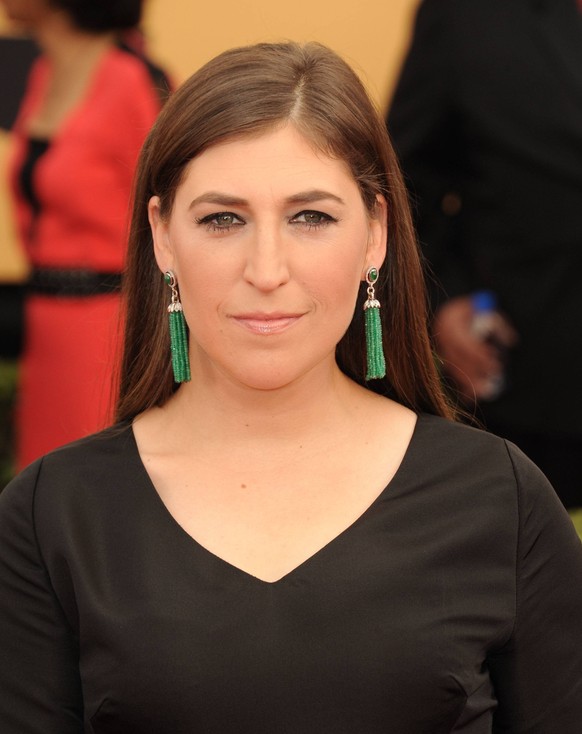 Jan. 25, 2015 - Los Angeles, California, U.S. - Mayim Bialik attending the 21st Annual Screen Actors Guild Awards - Arrivals held at the Shrine Auditorium in Los Angeles, California on January 25, 201 ...