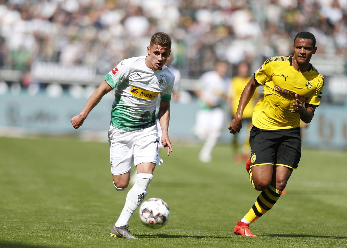 Bald Teamkollegen: Thorgan Hazard und Manuel Akanj.