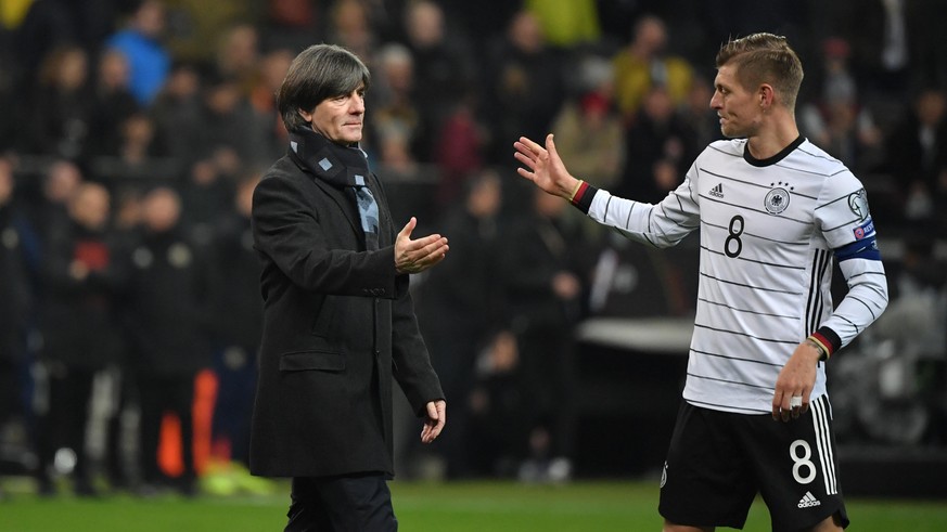 Joachim Löw und Toni Kroos.