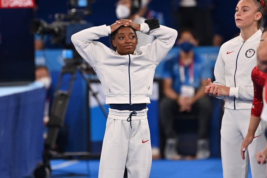 Simone Biles bei den Olympischen Spielen in Tokyo