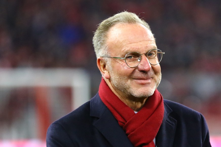 Karl-Heinz Rummenigge im Stadion.