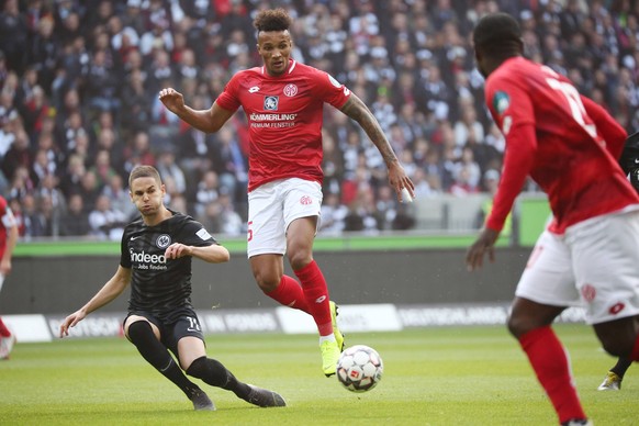 Der 23-jährige Jean-Philippe Gbamin vom FSV Mainz 05 greift für die Elfenbeinküste an.