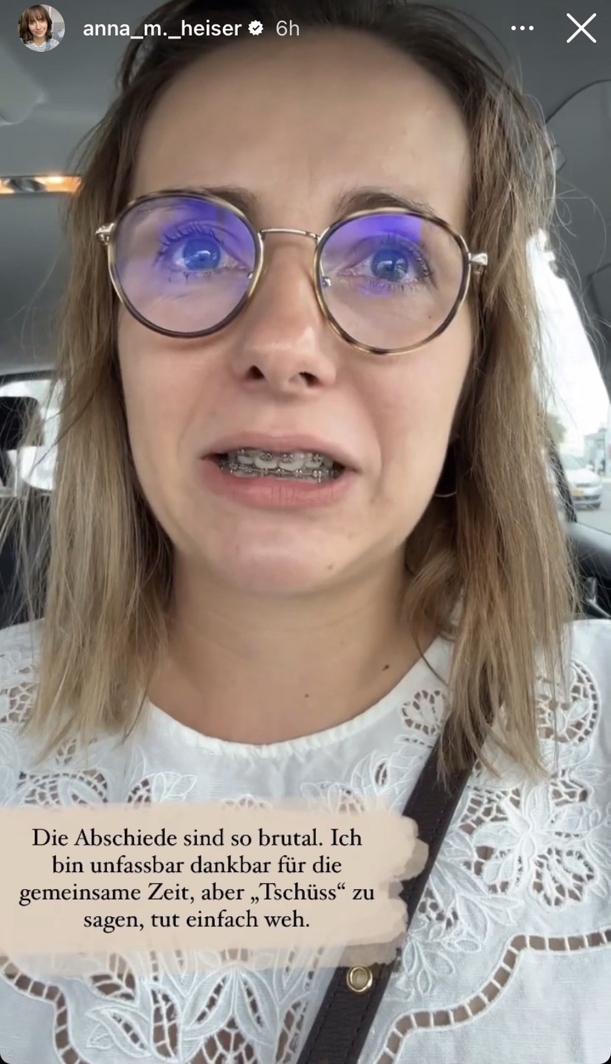 Anna Heiser kamen die Tränen.