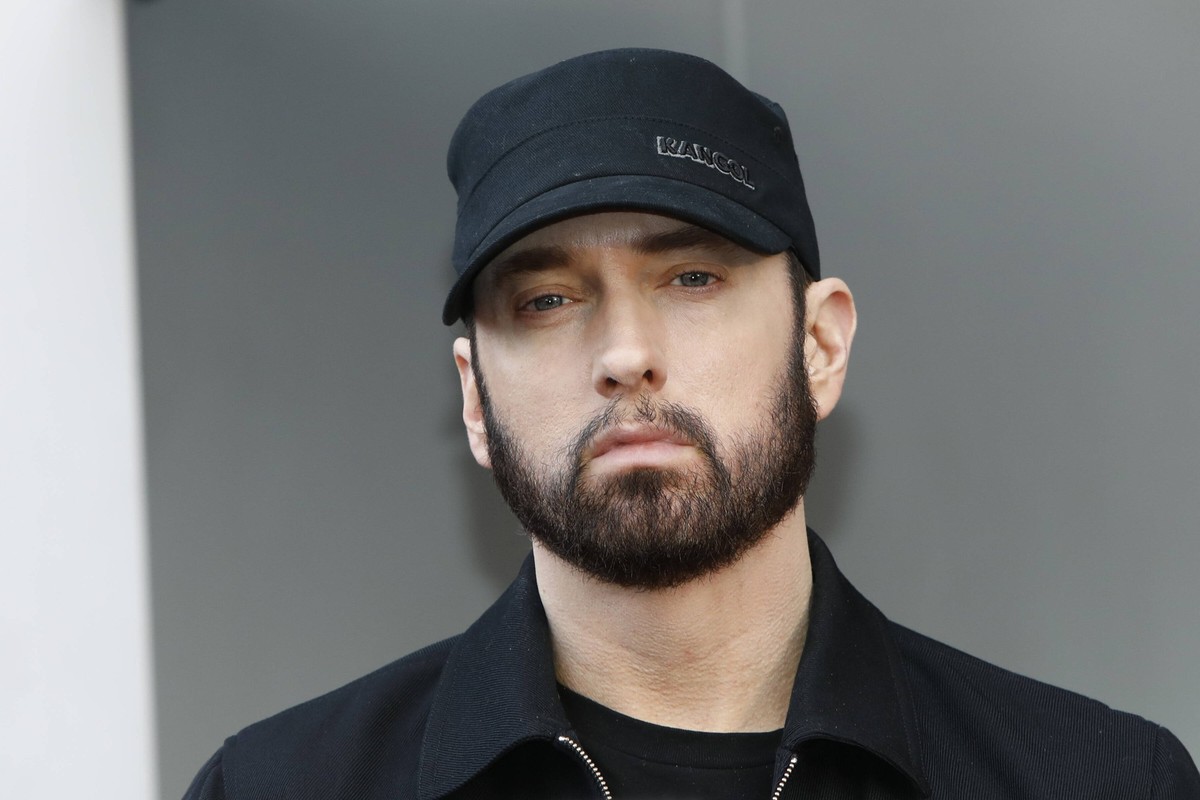 MAY 01, 2020: FILE: EMINEM came face-to-face with an intruder who bypassed security at his Detroit home. The suspect was identified as 27-year-old Matthew David Hughes. PICTURED: January 30, 2020, Los ...