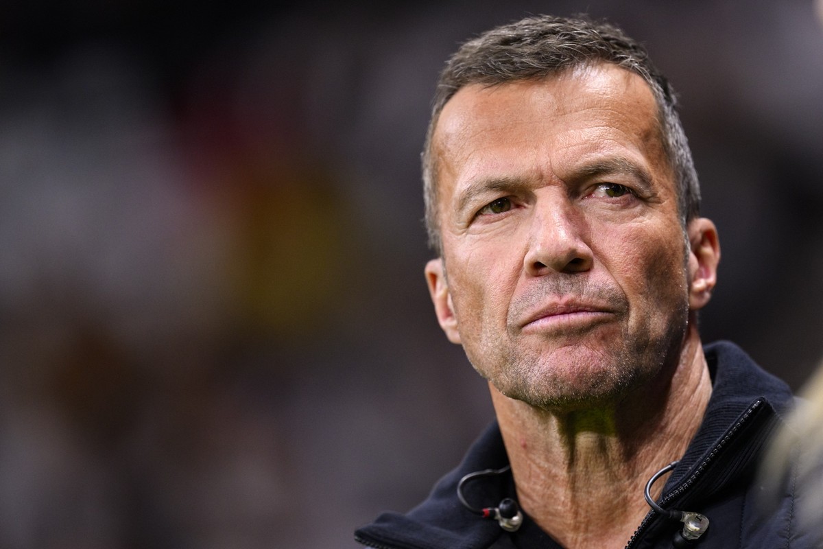 ARCHIV - 26.03.2024, Hessen, Frankfurt/M.: Fußball: Länderspiele, Deutschland - Niederlande, Deutsche Bank Park. TV-Fußballexperte Lothar Matthäus steht vor dem Spiel im Stadion. Matthäus findet Kompa ...