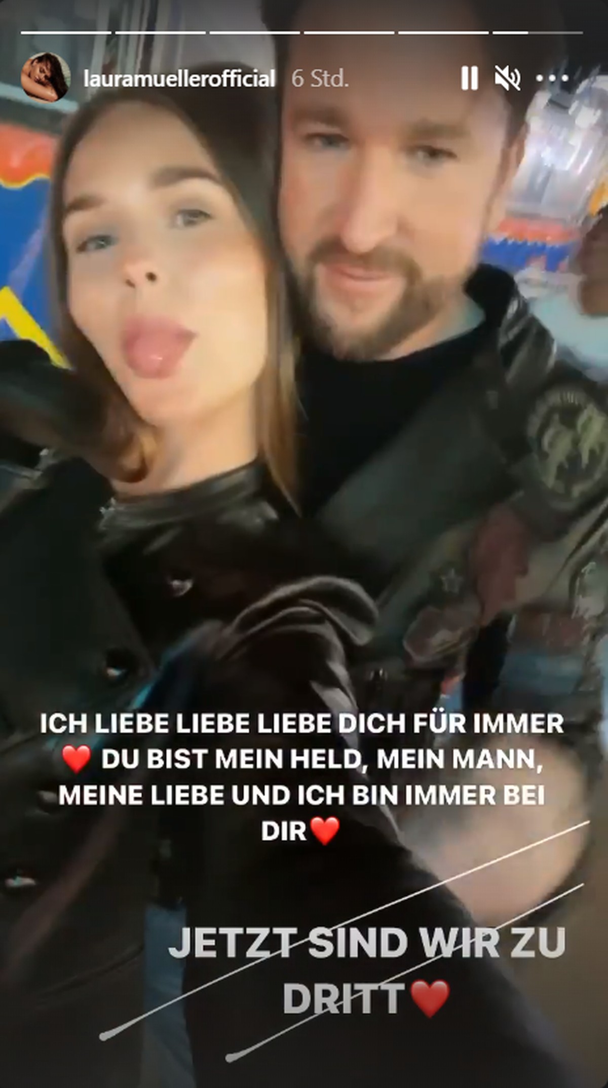 Laura und der Wendler amüsieren sich auf dem Rummel.