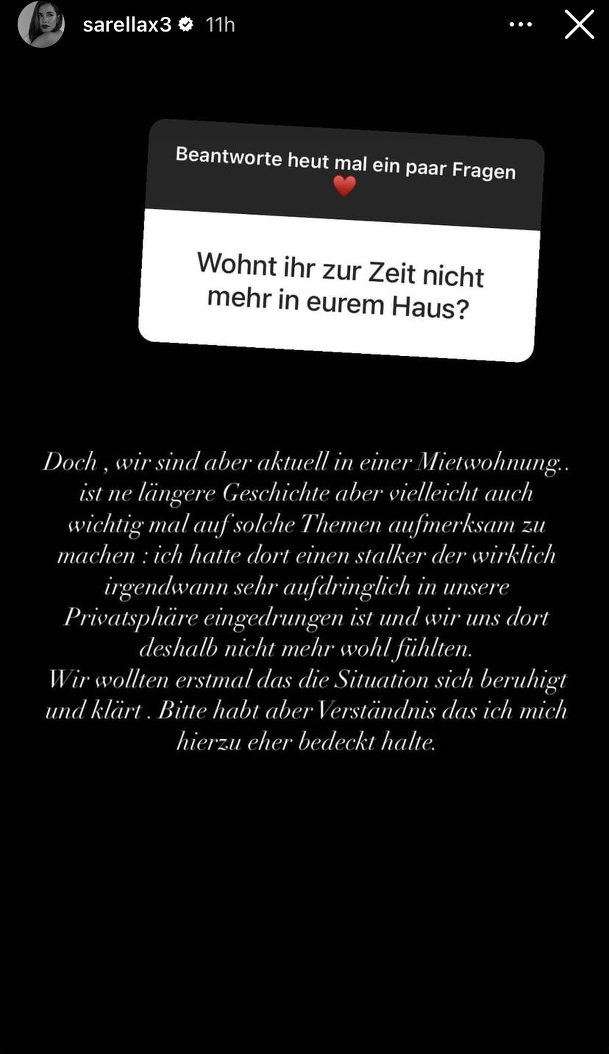 Sarah Engels erklärt, welchen drastischen Schritt sie gehen musste.