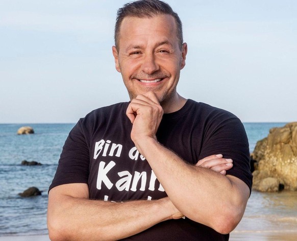 Hier ist Willi Herren auf einer Aufnahme für die Sat.1-Show zu sehen.