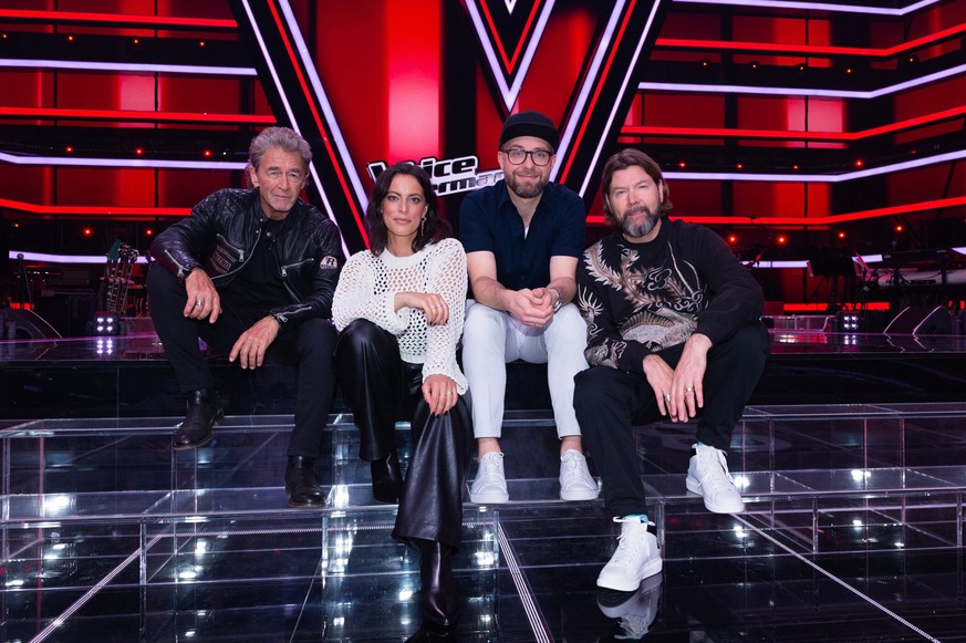 Titel: The Voice of Germany;
Staffel: 12;
Person: Peter Maffay; Stefanie Kloß; Mark Forster; Rea Garvey;
Copyright: ProSieben/SAT.1/André Kowalski;
Fotograf: Andre Kowalski;
Bildredakteur: Nadine Vade ...