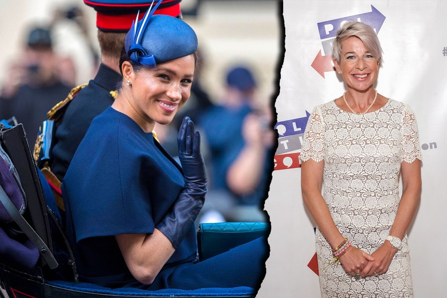 Herzogin Meghan und ihre rechtsradikale Kritikerin Katie Hopkins.