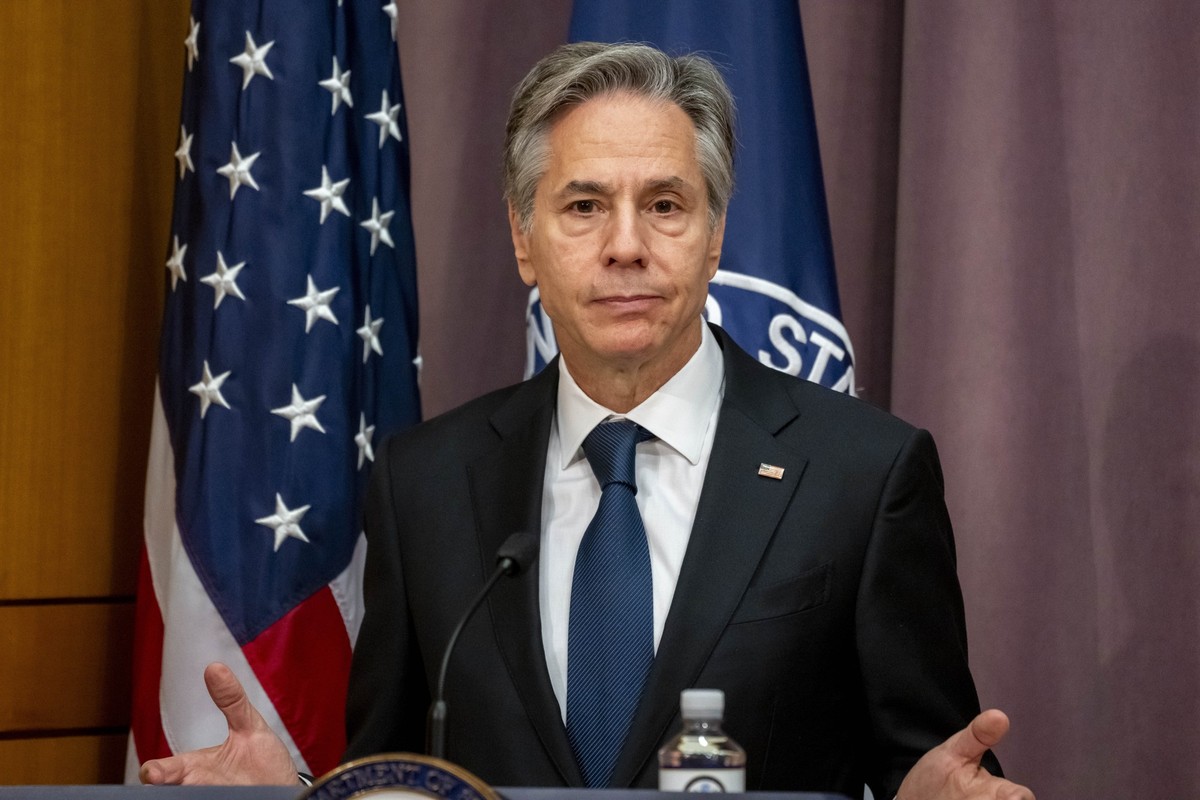 Secretary of State Antony Blinken speaks during an Anti-Corruption Champion Awards Ceremony at the State Department, Thursday, Dec. 7, 2023, in Washington. (AP Photo/Alex Brandon)