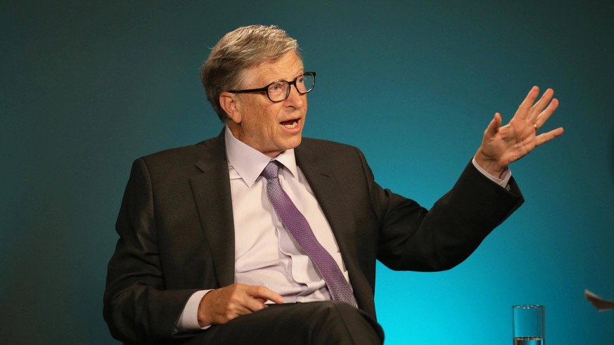 191118 -- SEATTLE U.S., Nov. 18, 2019 -- Bill Gates, co-chair of the Bill &amp; Melinda Gates Foundation, receives an exclusive interview with Xinhua in Seattle, the United States, on Nov. 13, 2019. C ...