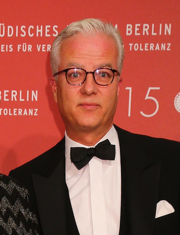 Fritz von Weizsäcker auf dem Roten Teppich beim Preis für Verständigung und Toleranz 2015 des Jüdischen Museums.